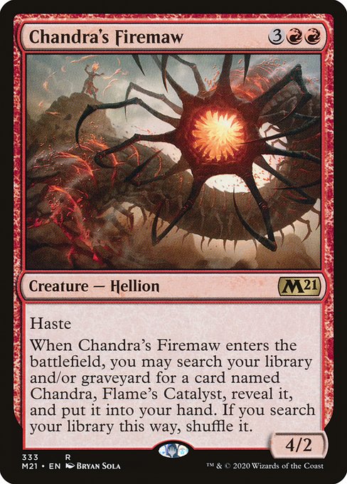 Core Set 2021 - 333 - Chandra's Firemaw - Rare - R - Non-foil
