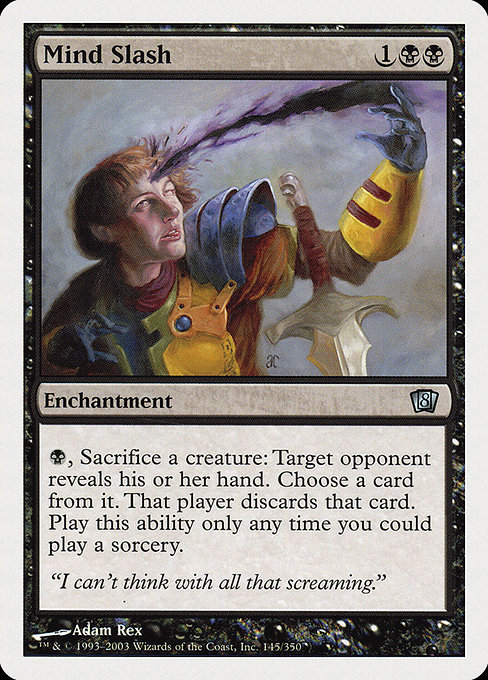 Eighth Edition - 145 - Mind Slash - Uncommon - B - Non-foil