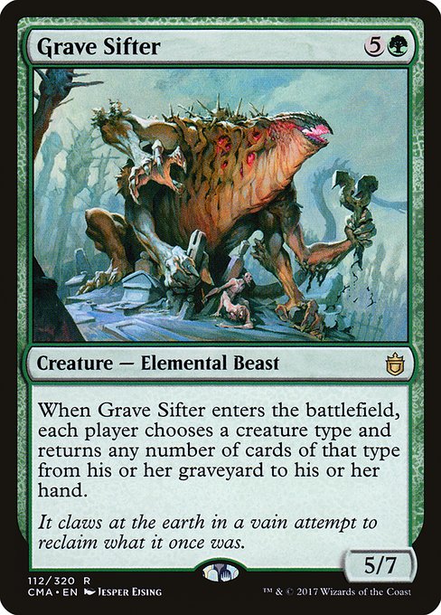Commander Anthology - 112 - Grave Sifter - Rare - G - Non-foil