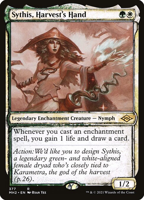 Modern Horizons 2 - 377 - Sythis, Harvest's Hand - Rare - WG - Non-foil