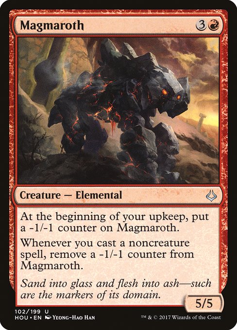 Hour of Devastation - 102 - Magmaroth - Uncommon - R - Non-foil