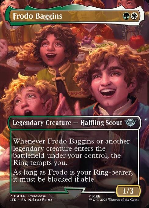 The Lord of the Rings: Tales of Middle-earth - 404 - Frodo Baggins - Uncommon - WG - Foil