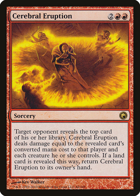 Scars of Mirrodin - 86 - Cerebral Eruption - Rare - R - Non-foil
