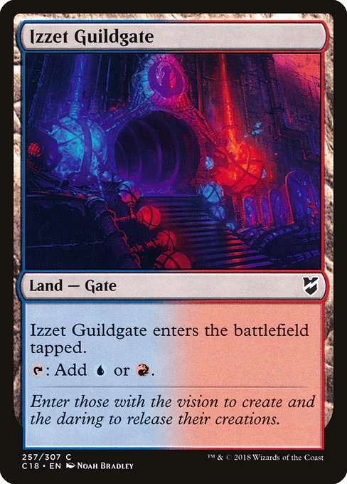 Commander 2018 - 257 - Izzet Guildgate - Common - C - Non-foil