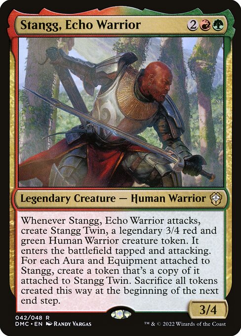 Dominaria United Commander - 42 - Stangg, Echo Warrior - Rare - RG - Non-foil