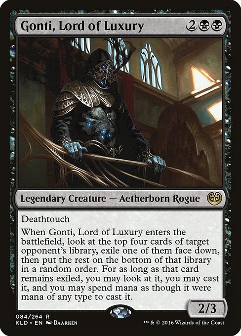 Kaladesh - 84 - Gonti, Lord of Luxury - Rare - B - Non-foil