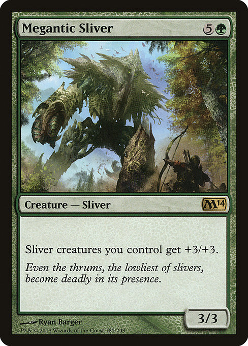 Magic 2014 - 185 - Megantic Sliver - Rare - G - Non-foil