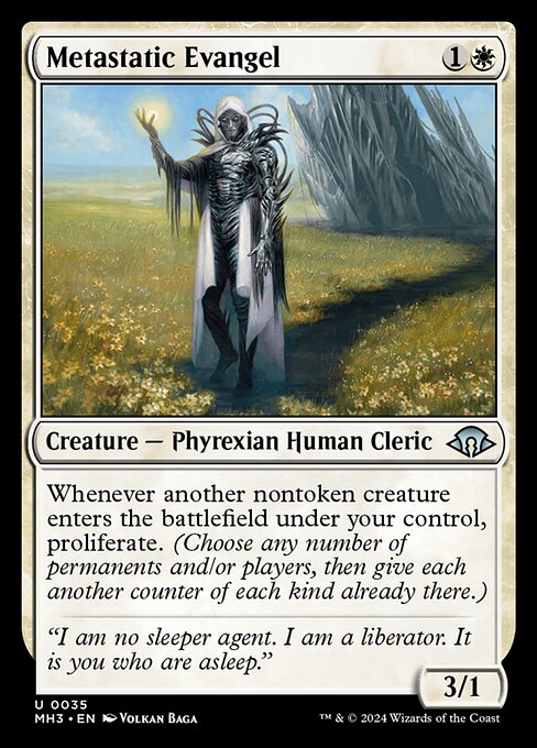 Modern Horizons 3 - 35 - Metastatic Evangel - Uncommon - W - Non-foil
