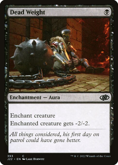 Jumpstart 2022 - 393 - Dead Weight - Common - B - Non-foil