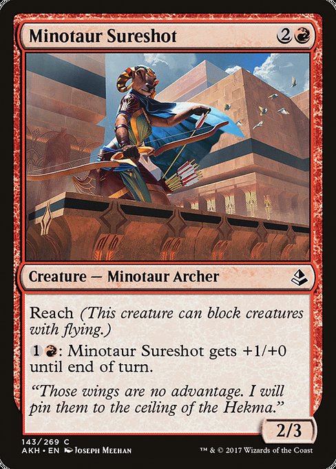 Amonkhet - 143 - Minotaur Sureshot - Common - R - Non-foil