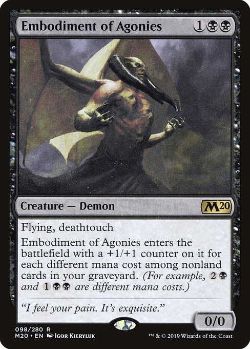Core Set 2020 - 98 - Embodiment of Agonies - Rare - B - Non-foil