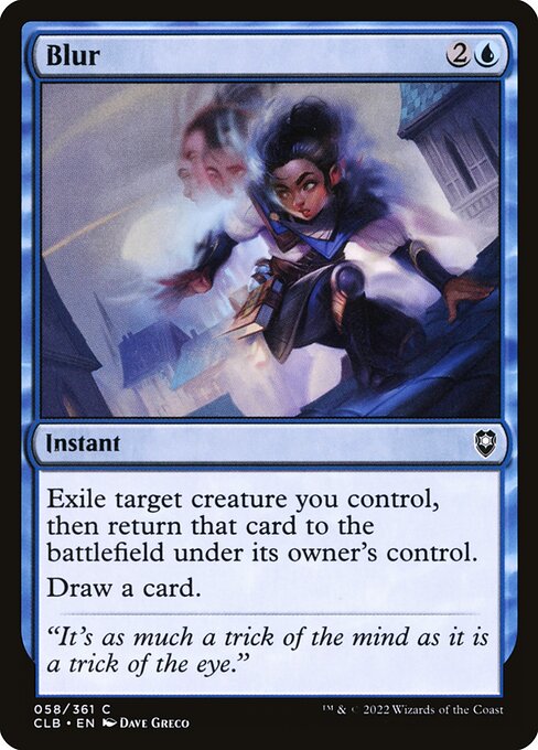 Commander Legends: Battle for Baldur's Gate - 58 - Blur - Common - U - Non-foil