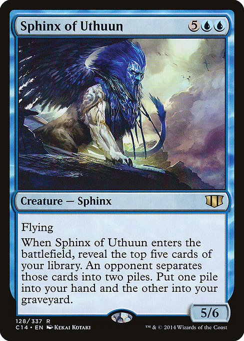 Commander 2014 - 128 - Sphinx of Uthuun - Rare - U - Non-foil