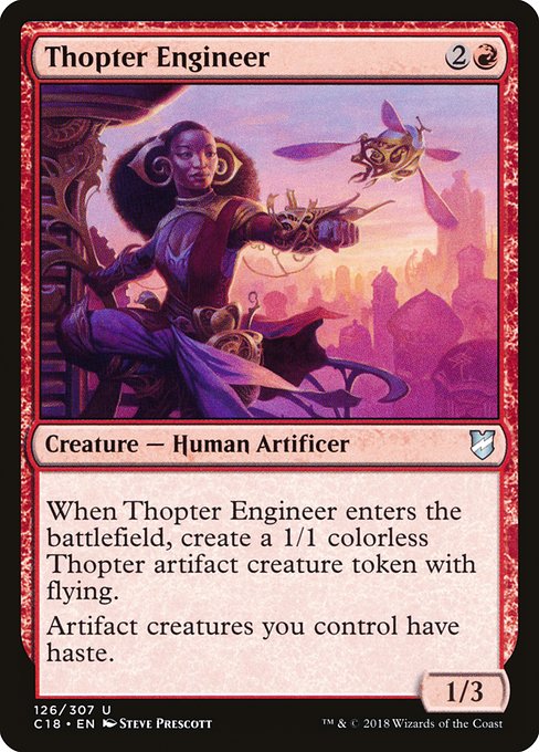 Commander 2018 - 126 - Thopter Engineer - Uncommon - R - Non-foil