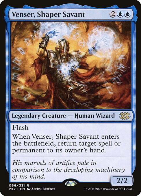 Double Masters 2022 - 66 - Venser, Shaper Savant - Rare - U - Non-foil