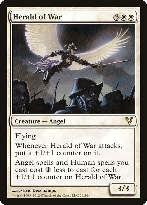 Avacyn Restored - 24 - Herald of War - Rare - W - Non-foil