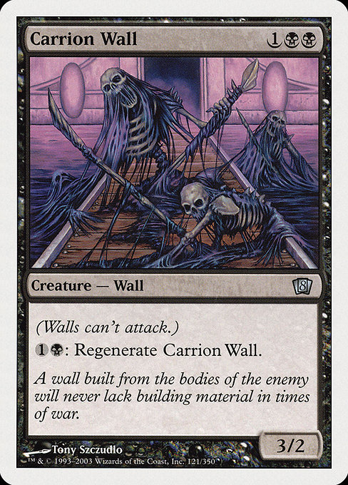 Eighth Edition - 121 - Carrion Wall - Uncommon - B - Non-foil