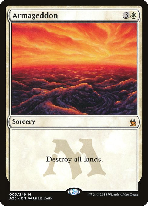 Masters 25 - 5 - Armageddon - Mythic - W - Non-foil
