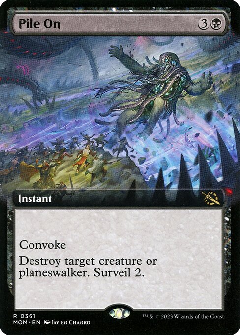 March of the Machine - 361 - Pile On - Rare - B - Non-foil