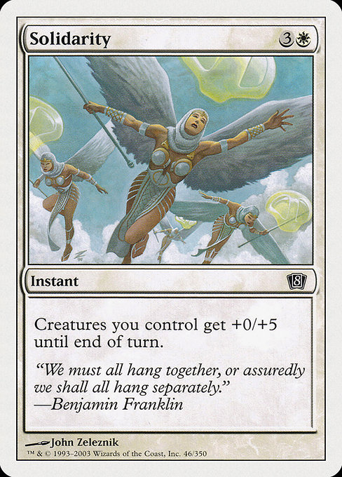 Eighth Edition - 46 - Solidarity - Common - W - Non-foil