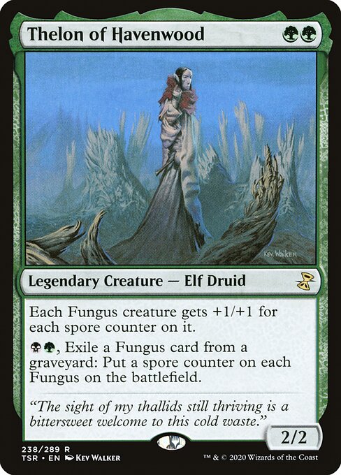 Time Spiral Remastered - 238 - Thelon of Havenwood - Rare - G - Non-foil