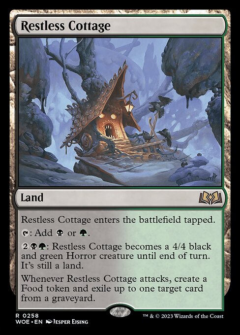 Wilds of Eldraine - 258 - Restless Cottage - Rare - C - Non-foil