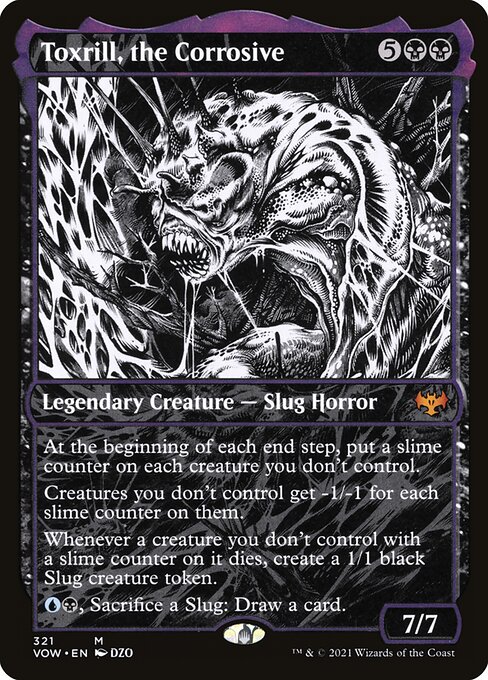 Innistrad: Crimson Vow - 321 - Toxrill, the Corrosive - Mythic - B - Non-foil