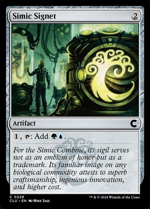 Ravnica: Clue Edition - 228 - Simic Signet - Common - C - Non-foil