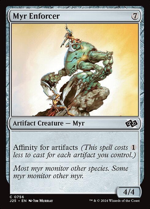 Foundations Jumpstart - 756 - Myr Enforcer - Common - C - Non-foil