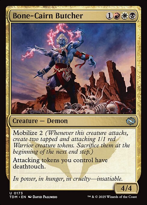 Tarkir: Dragonstorm - 173 - Bone-Cairn Butcher - Uncommon - Multi - Non-foil