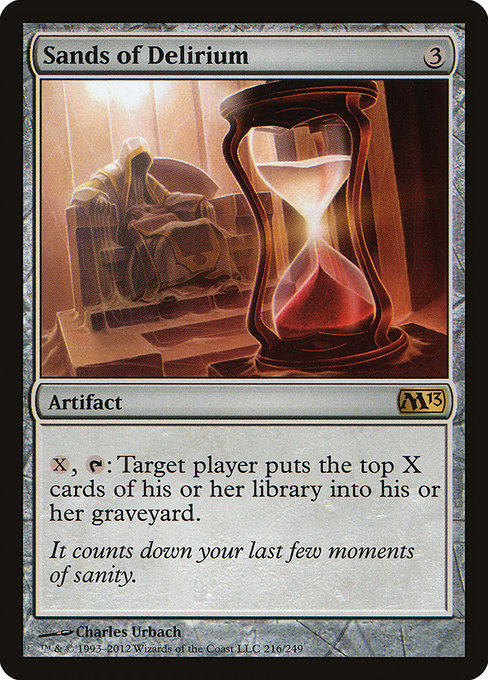 Magic 2013 - 216 - Sands of Delirium - Rare - C - Non-foil