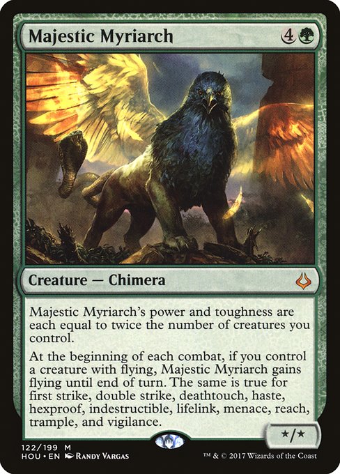 Hour of Devastation - 122 - Majestic Myriarch - Mythic - G - Non-foil