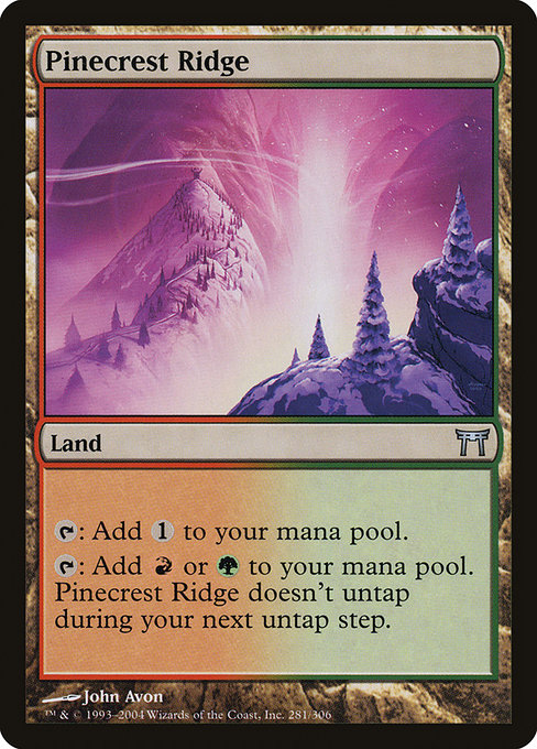 Champions of Kamigawa - 281 - Pinecrest Ridge - Uncommon - C - Non-foil