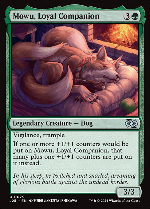 Foundations Jumpstart - 79 - Mowu, Loyal Companion - Uncommon - G - Non-foil