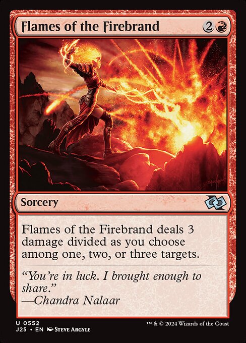 Foundations Jumpstart - 552 - Flames of the Firebrand - Uncommon - R - Non-foil