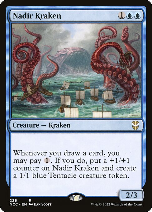 New Capenna Commander - 228 - Nadir Kraken - Rare - U - Non-foil