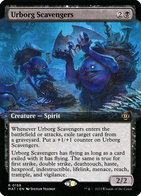 March of the Machine: The Aftermath - 158 - Urborg Scavengers - Rare - B - Non-foil