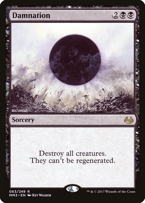 Modern Masters 2017 - 63 - Damnation - Rare - B - Non-foil