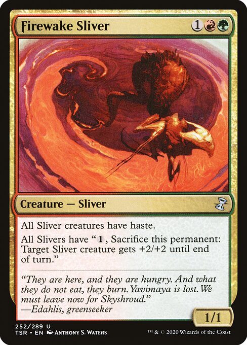 Time Spiral Remastered - 252 - Firewake Sliver - Uncommon - RG - Non-foil