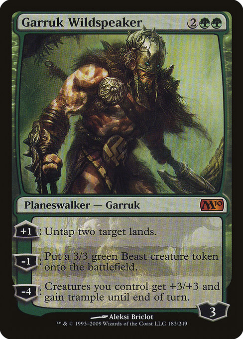 Magic 2010 - 183 - Garruk Wildspeaker - Mythic - G - Non-foil