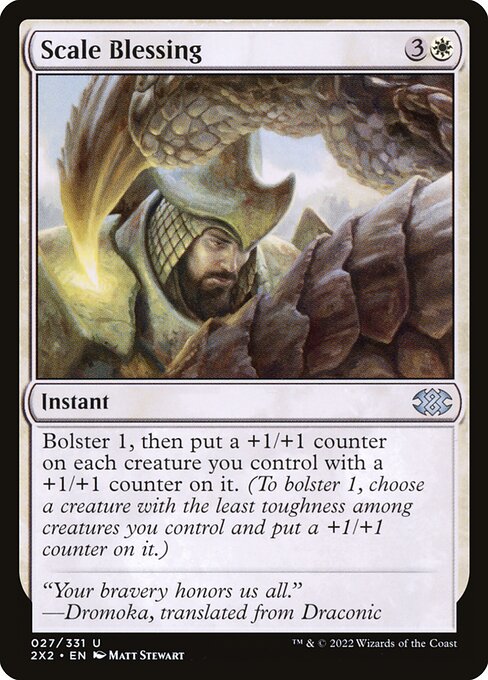 Double Masters 2022 - 27 - Scale Blessing - Uncommon - W - Non-foil