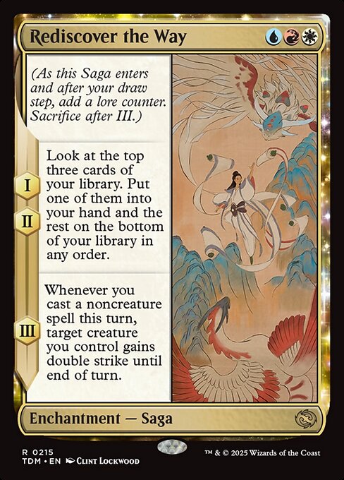 Tarkir: Dragonstorm - 215 - Rediscover the Way - Rare - Multi - Non-foil