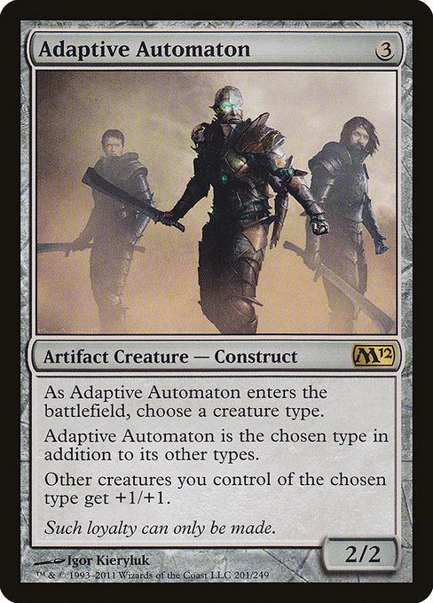 Magic 2012 - 201 - Adaptive Automaton - Rare - C - Non-foil