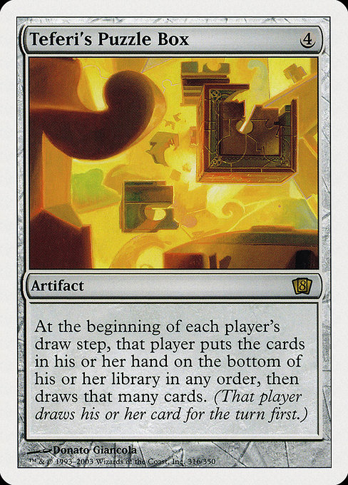 Eighth Edition - 316 - Teferi's Puzzle Box - Rare - C - Non-foil