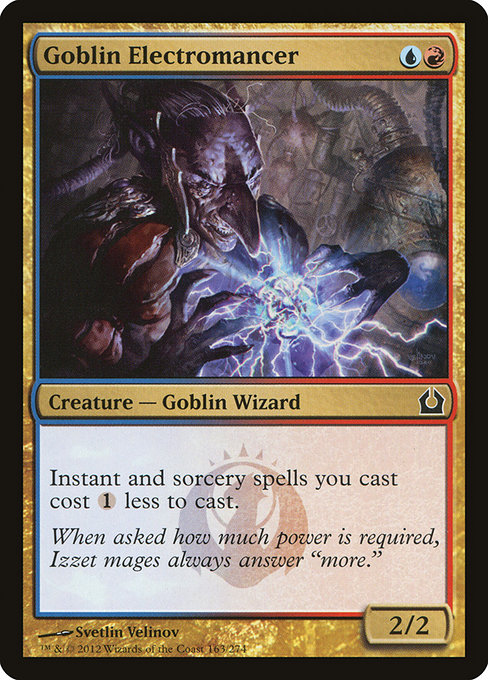 Return to Ravnica - 163 - Goblin Electromancer - Common - UR - Non-foil
