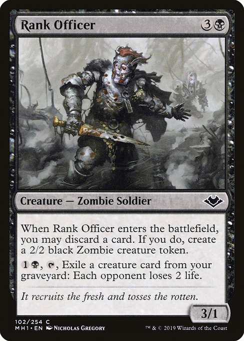 Modern Horizons - 102 - Rank Officer - Common - B - Non-foil