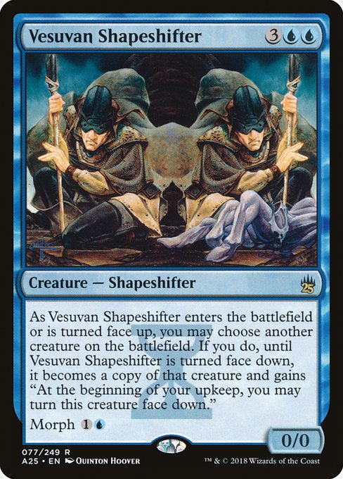 Masters 25 - 77 - Vesuvan Shapeshifter - Rare - U - Non-foil