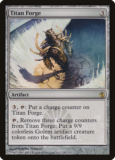Mirrodin Besieged - 141 - Titan Forge - Rare - C - Non-foil