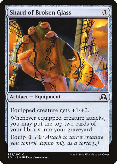 Shadows over Innistrad - 262 - Shard of Broken Glass - Common - C - Non-foil