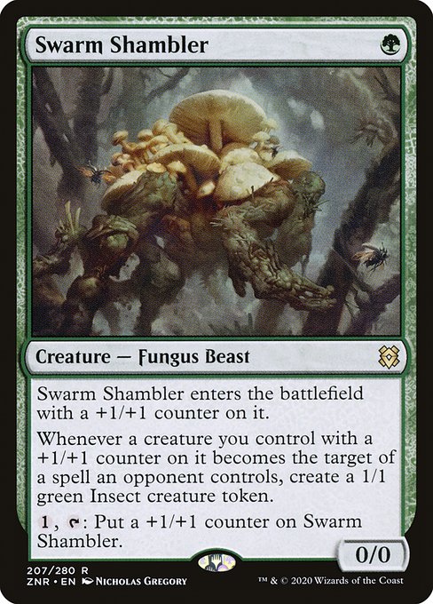 Zendikar Rising - 207 - Swarm Shambler - Rare - G - Non-foil